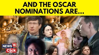 Oscar 2024 Nominations  Oscar Nominations The Full List Of Nominees Are Out  N18V  News18 [upl. by Cinelli606]