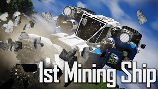 Making a Mining Ship  Space Engineers Tutorial [upl. by Natalie]