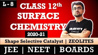 Surface Chemistry  Shape Selective Catalysis  ZEOLITES  L  8  JEE  NEET  BOARDS [upl. by Doniv]