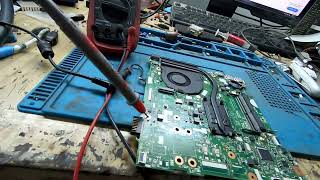 Dell Inspiron 15 laptop motherboard 153411 no display Solved Hindi  Power indicator Blinking [upl. by Ramsden17]