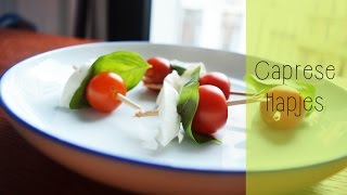 Recepten Voor Studenten  Caprese Hapjes [upl. by Chil]