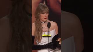 Taylor Swift announced her new album after winning a Grammy 🤯 [upl. by Cornell]