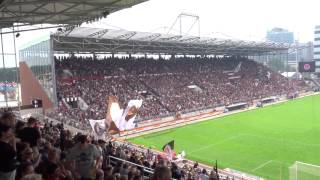 FC St Pauli  Das Herz von St Pauli 01 20150816 live  Millerntor Hamburg [upl. by Ahsinom]