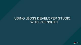 Using JBoss EAP 7 with Red Hat OpenShift Container Platform [upl. by Nicolea492]