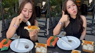 អត់ដែរដឹងសោះ 😍 Ta Ka Salmon amp Sushi [upl. by Ansaev]