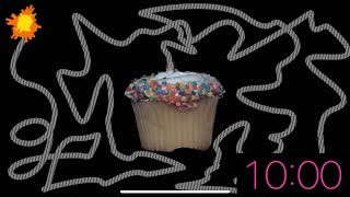 10 Minute Timer  Cupcake Explosion [upl. by Antipas]