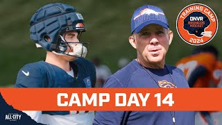 Zach Wilson amp Jarrett Stidham shine as Devaughn Vele makes the catch of Denver Broncos training camp [upl. by Florence805]