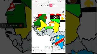 drawing hole map of Africa 🌍🌍🌍 part 1 [upl. by Brietta]