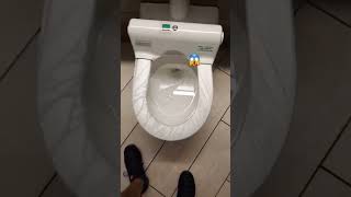 Do you trust this Automatically Moves paper on Toilet Seat 🚻 [upl. by Enoryt]