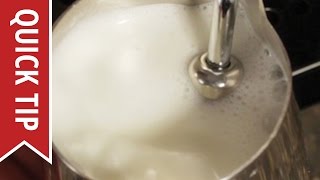 Quick Tip Six Common Milk Frothing Mistakes [upl. by Cyrus130]