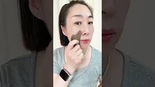 面霜不浪费，面部刮痧促进保养品的吸收 makeup 护肤 makeupartist makeuptutorial beautyproducts [upl. by Halland]