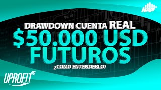 ¿Cómo funciona el Drawdown de CUENTA FONDEADA en UprofitTrader [upl. by Enwad126]