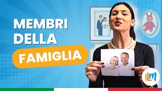 La mia famiglia  Impara lItalia Lezione 13 Livello A2  Lezioni di lingua italiana [upl. by Ahseik605]