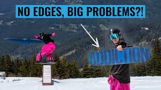 Can I Survive Taking the Snowboard Addiction Training Board on the Mountain [upl. by Novia]