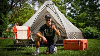 CABELAS Outback Lodge 6 Person Tent Review [upl. by Crin]