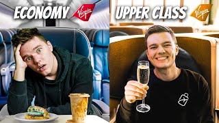 Virgin Atlantic Upper Class vs Economy  WORTH THE UPGRADE [upl. by Letnahs247]