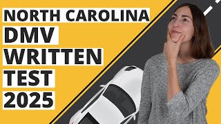 North Carolina DMV Written Test 2025 60 Questions with Explained Answers [upl. by Almund]