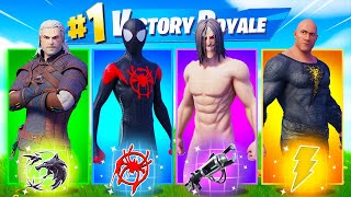 The RANDOM SECRET SKIN Challenge in Fortnite [upl. by Ahsimik]