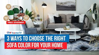 3 Ways to Choose the Right Sofa Color for your Home  Mandaue Foam  MF Home TV [upl. by Evadnee]