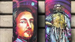 Le street artiste C215 et ses portraits illustres du Grand Siècle du Marais à Paris [upl. by Ranjiv]