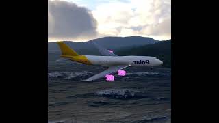 Il pilota ha fatto atterrare laereo Polar DHL Jets troppo velocemente [upl. by Atnaloj548]