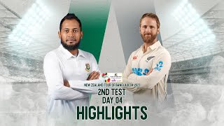 Bangladesh vs New Zealand Highlights  2nd Test  Day 4  New Zealand Tour of Bangladesh 2023 [upl. by Eal]