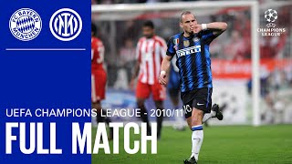 ON THIS DAY  FULL MATCH  BAYERN MUNICH vs INTER  UEFA CHAMPIONS LEAGUE 201011 ⚫🔵 [upl. by Yslehc]