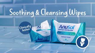 Anusol offers even more relief with 🆕 Flushable amp Biodegradable Wipes 15quot [upl. by Euqinue]