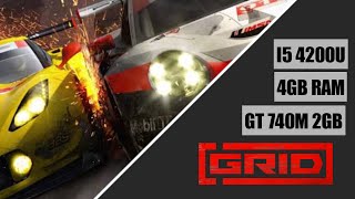 Grid 2019  I5 4200U  Nvidia GT 740M 2GB  4GB RAM [upl. by Kcirreg]