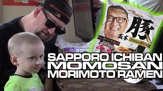 Sapporo Ichibans New Momosan Iron Chef Morimoto Ramen  Unboxing Time [upl. by Kim117]