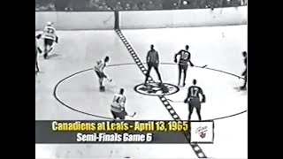 1965 Stanley Cup Semi Final Game 6 Montreal Canadiens at Toronto Maple Leafs April 13 1965 [upl. by Micco]