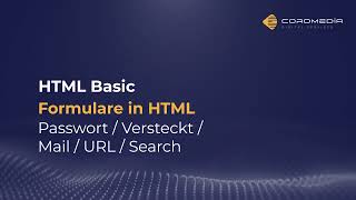 HTML Formulare 009  Passwort Versteckt Mail URL Search [upl. by Eelirol]