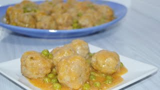 ALBÓNDIGAS A LA JARDINERA LO MEJOR PARA TU MESA  cocinacondelantal [upl. by Layne]