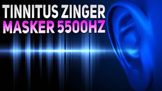 White Noise for Tinnitus Sound Therapy 5500Hz  ASMR  Violet Noise [upl. by Eiramesor]