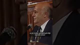 Süleyman Demirel sosyal devlet üzerine konuşuyor 1987 liderlerinsesi shorts [upl. by Ettesyl]