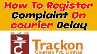 How To Register Complain on Courier Delay [upl. by Deidre]