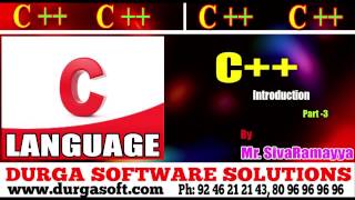 C tutorial  onlinetrainingC introduction Part 3 by Sivaramayya [upl. by Nerro]