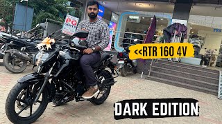 Apache RTR 160 4V Dark Edition Complete Review [upl. by Aihsik]