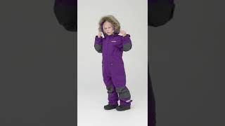 504202I12  Didriksons Migisi Snowsuit Royal Purple2 [upl. by Son980]