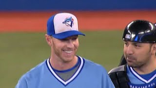 SEATOR Halladay hurls shutout in his final Blue Jays home game [upl. by Alfreda]