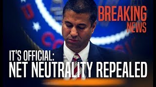 BREAKING FCC Officially Voted to Repeal Net Neutrality in 32 Vote [upl. by Akirehc]