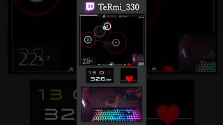 Osu RIP my new top play  twitch osu osugame rhythmgame gameplay osugameplay [upl. by Mandle171]