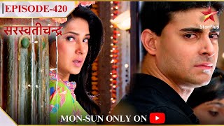 Saraswatichandra  Season 1  Episode 420  Saraswatichandra aur Kumud ka dil hai udaas [upl. by Mattias997]