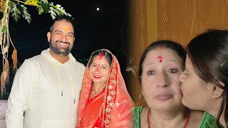 Didi Jiju Ka First Karwachauth Dekha Live  AnjupanwarVlogs anjupanwar1999 karwachauth paint [upl. by Qidas]