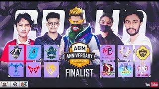 🔴LIVE GRAND FINAL  AGM ANNIVERSARY GIVAWAY  AGM ESPORTS  FREE FIRE [upl. by Nonnerb]