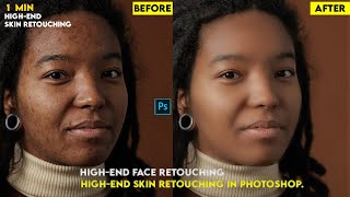 highend smooth skin retouch photoshop high end face retouching in photoshop [upl. by Chobot]