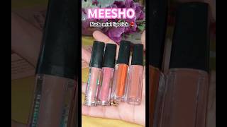 nude mini lipstick 💄 from meesho viral shortsvideo shorts short trending song love [upl. by Dombrowski536]