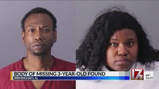 2 charged after 3yearold Alabama girl found dead in dumpster [upl. by Edyak819]