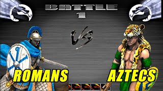 Romans VS Aztecs  Age of Empires 2 Battles [upl. by Michale]