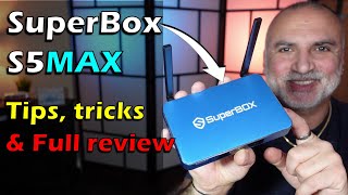 SuperBox S5 Max TV Box Tips tricks and full review [upl. by Tirrag342]